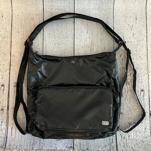 NWT Black Lug Zipliner - Packable hobo bag - backpack, tote, or crossbody